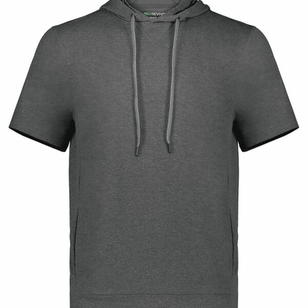 Men's Eco Revive™ Ventura Soft Knit Short Sleeve Hooded Sweatshirt Thumbnail