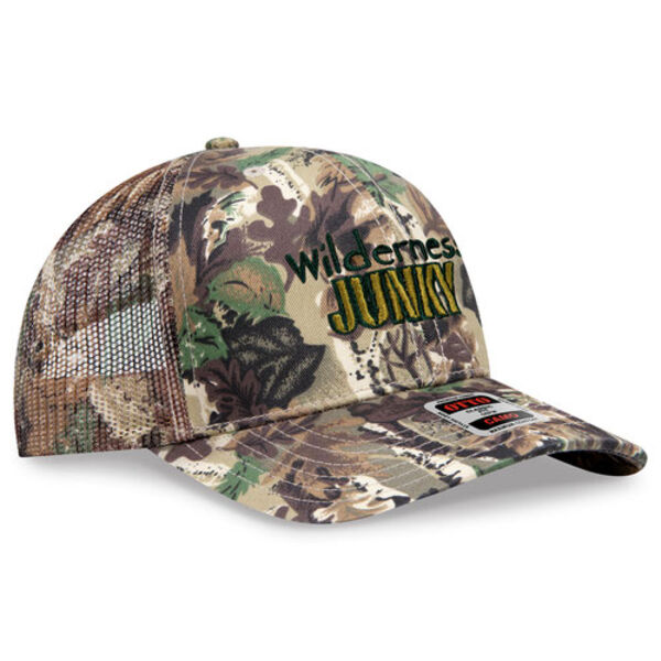 OTTO CAP® Camouflage 6 Panel Mid Profile Mesh Back Trucker Hat Thumbnail