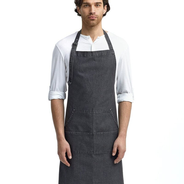 Jeans Stitch Denim Bib Apron Thumbnail